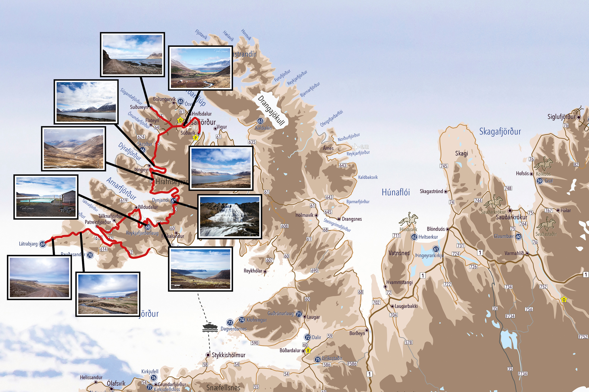 Reisestrecke_17Westfjorde